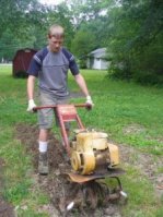 Me Plowing the Garden