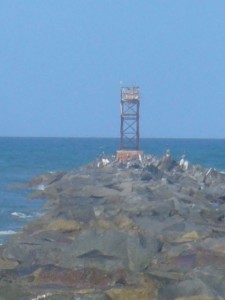 The Tower at the end of the Pier (with camera on full zoom)
