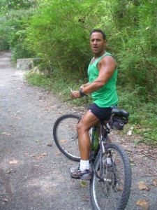 Chris on the Tinsley Trail
