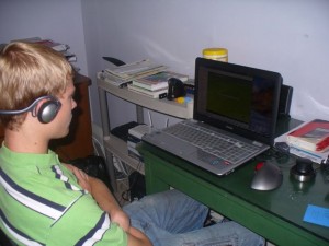 Me taking the online crash course