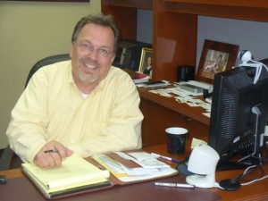 Bob at his desk