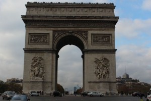 The Arc de Triomphe