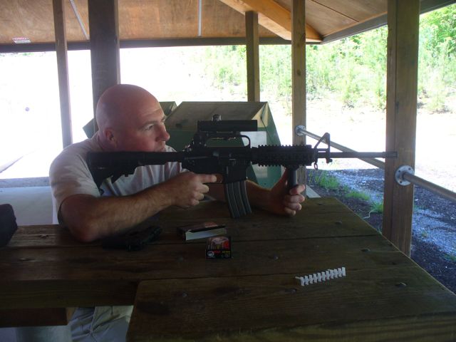 David Cobb Shooting the M-16
